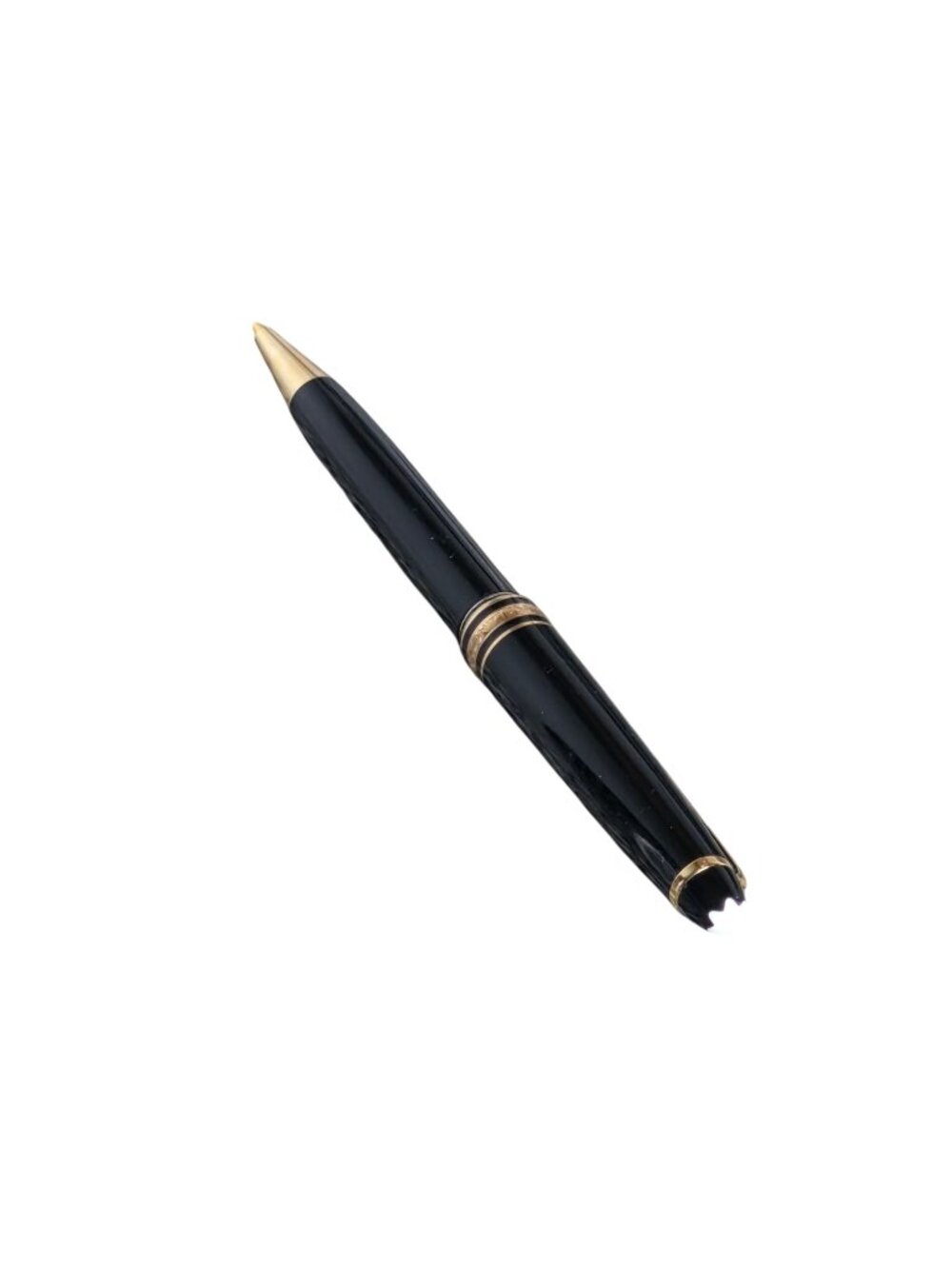 Authentic Montblanc Meisterstück 164 Black Gold Ballpoint